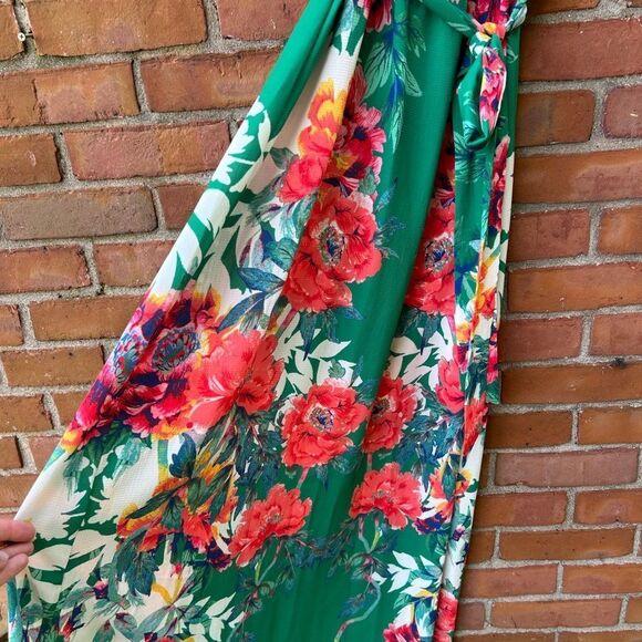 Lulus Still in Paradise Green Floral Maxi Dress - Picture 6 of 8